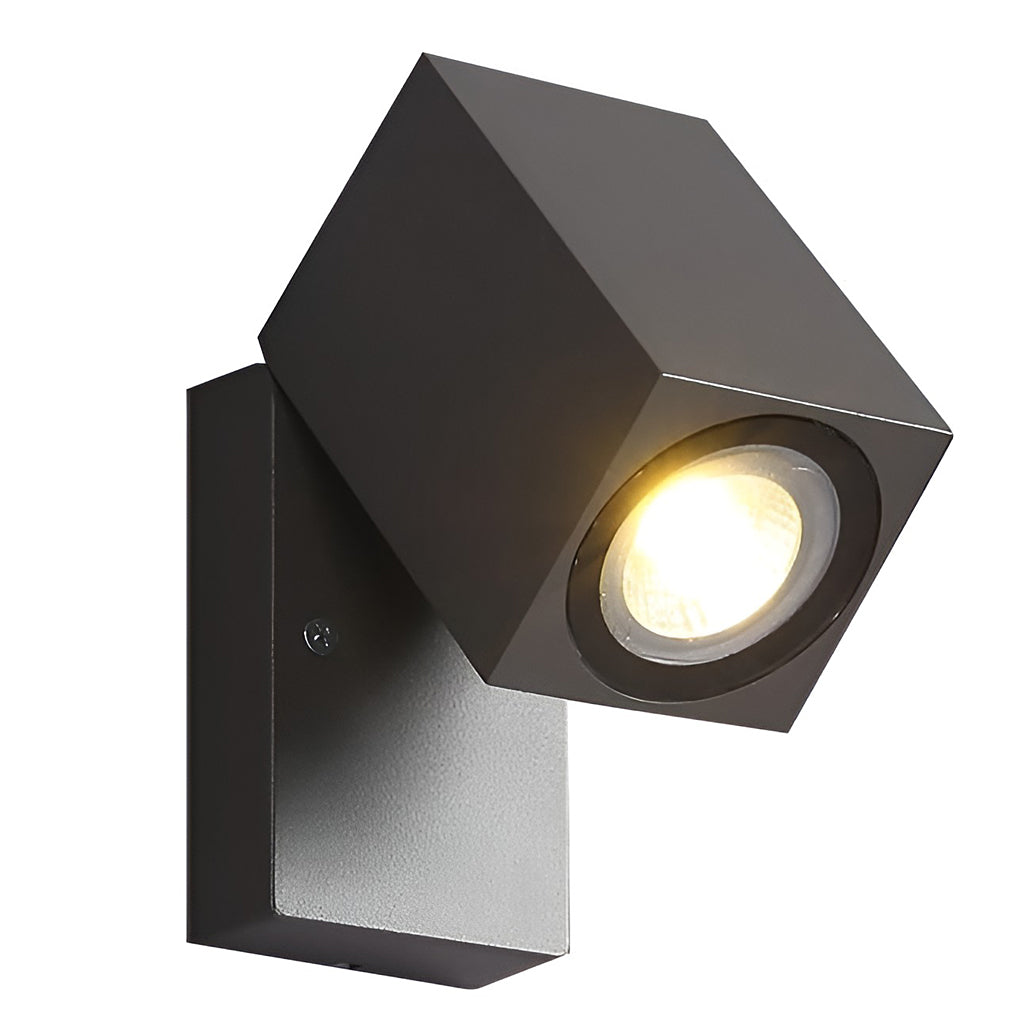 Square Adjustable Motion Sensor LED Wall Light – Waterproof Indoor & Outdoor Wall Sconce Spotlight for Home, Garden & Garage