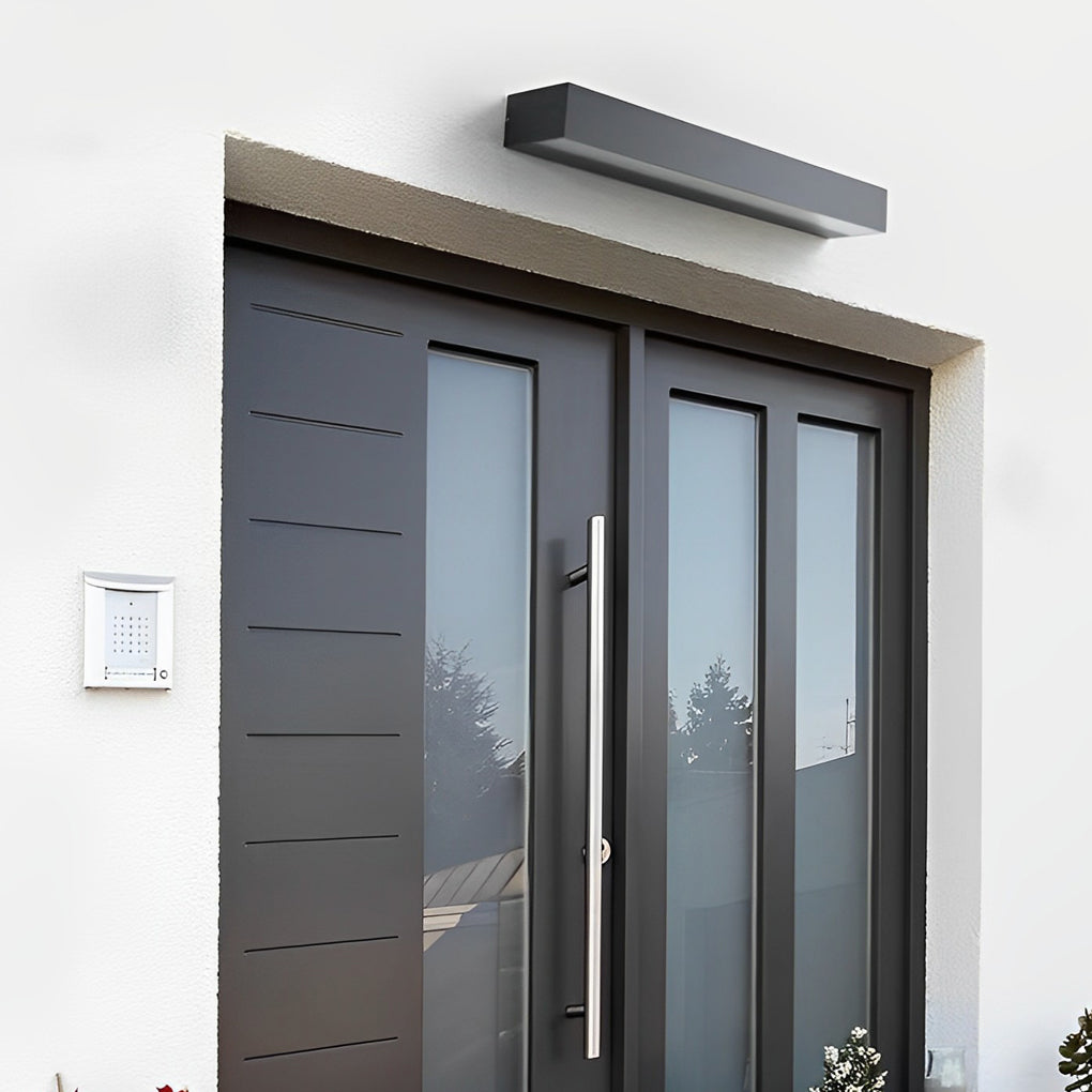 Minimalist Waterproof LED Wall Washer Light – Modern Black Outdoor Linear Lighting for Home, Garden & Building Facades