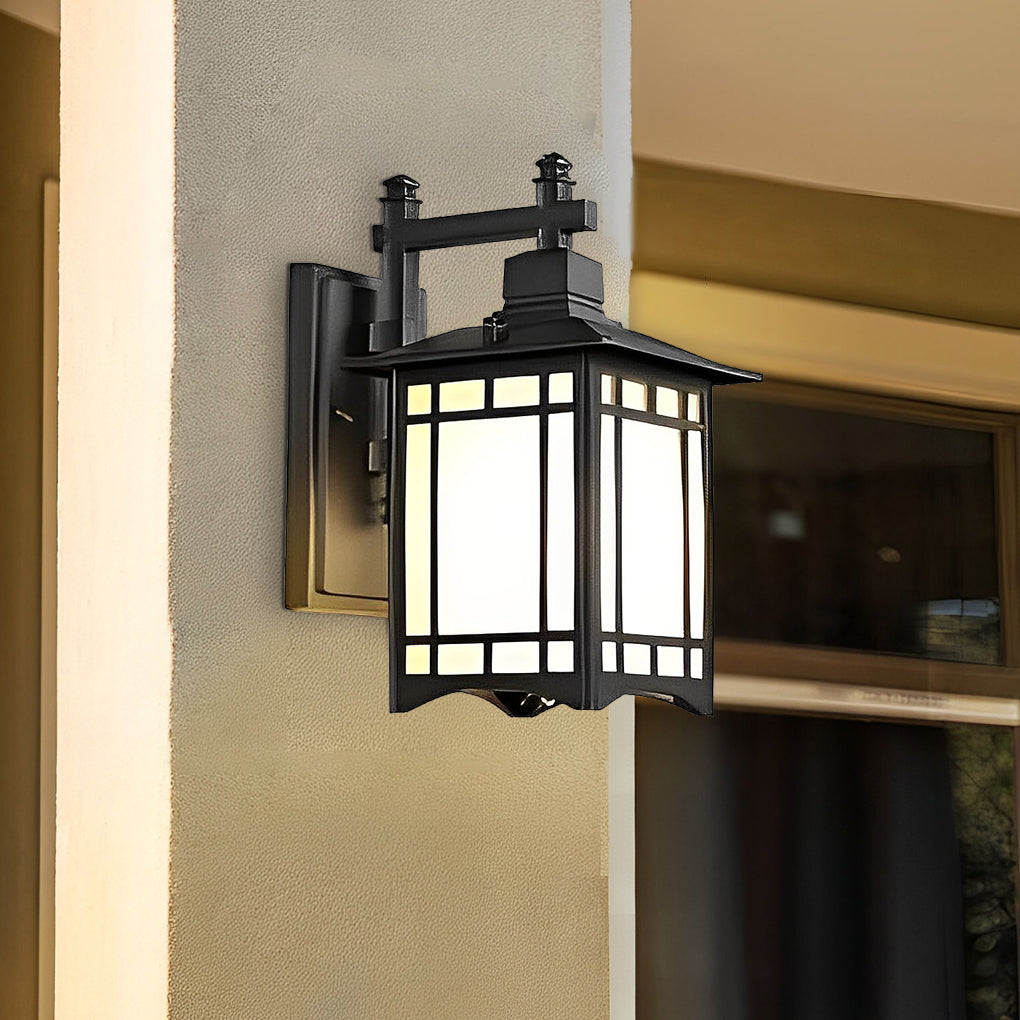 Retro Vintage Solar LED Wall Lamp – Waterproof Outdoor Wall Sconce Lighting with Remote Control for Garden, Porch & Patio