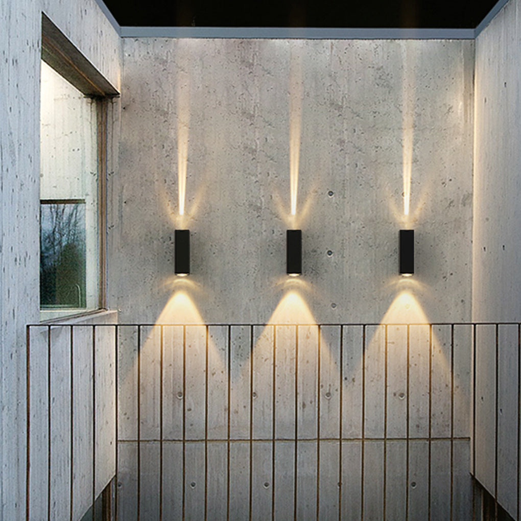 Waterproof Multipurpose Up & Down LED Wall Spotlight – Modern Outdoor Wall Lights for Porch, Garden & Building Facade