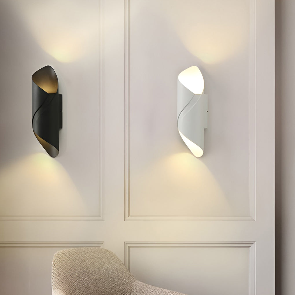 Outdoor LED Up and Down Wall Light – Waterproof Modern Wall Sconce Lighting for Porch, Patio & Building Facade