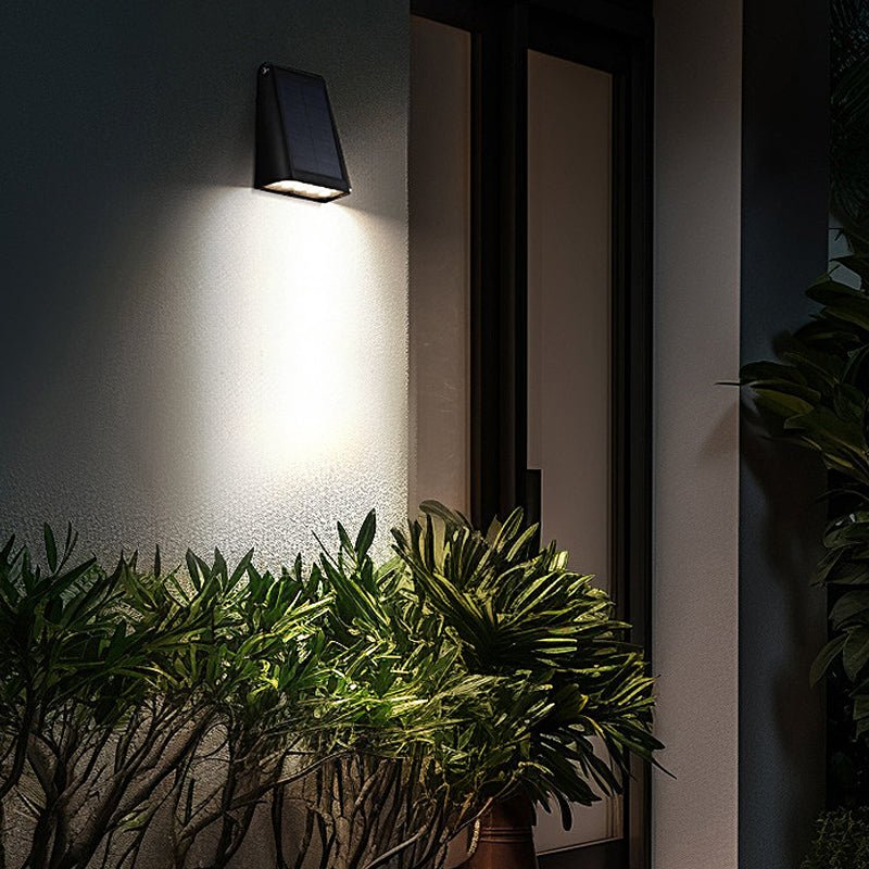 90° Adjustable Solar LED Wall Light – Intelligent Motion Sensor Waterproof Modern Outdoor Lighting for Home, Garden & Pathway