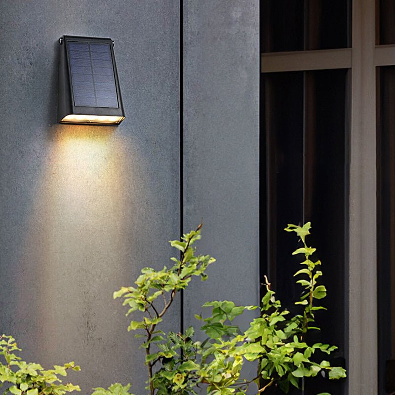 90° Adjustable Solar LED Wall Light – Intelligent Motion Sensor Waterproof Modern Outdoor Lighting for Home, Garden & Pathway