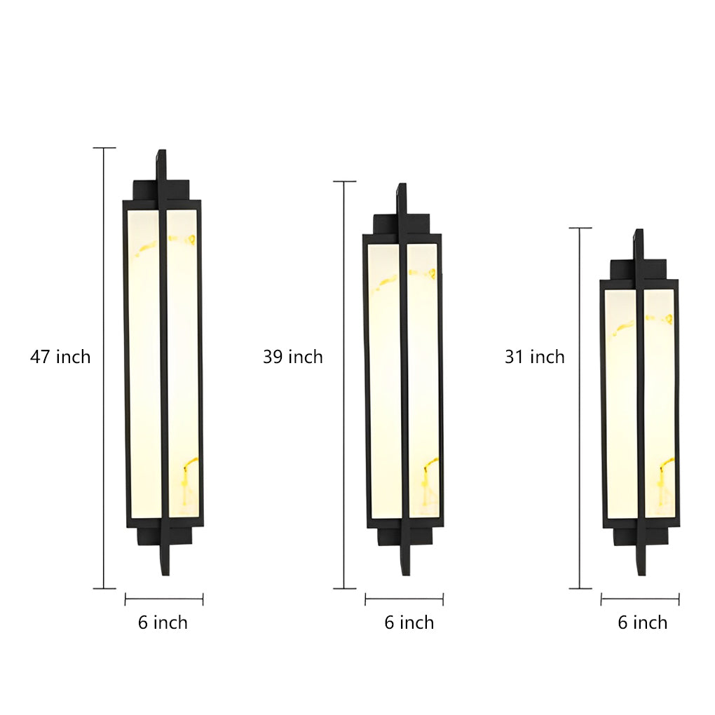 Modern LED Wall Lamp – Waterproof Outdoor Wall Sconce Lighting for Porch, Garden & Building Facade