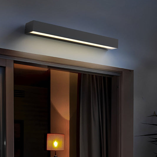 Minimalist Waterproof LED Wall Washer Light – Modern Black Outdoor Linear Lighting for Home, Garden & Building Facades