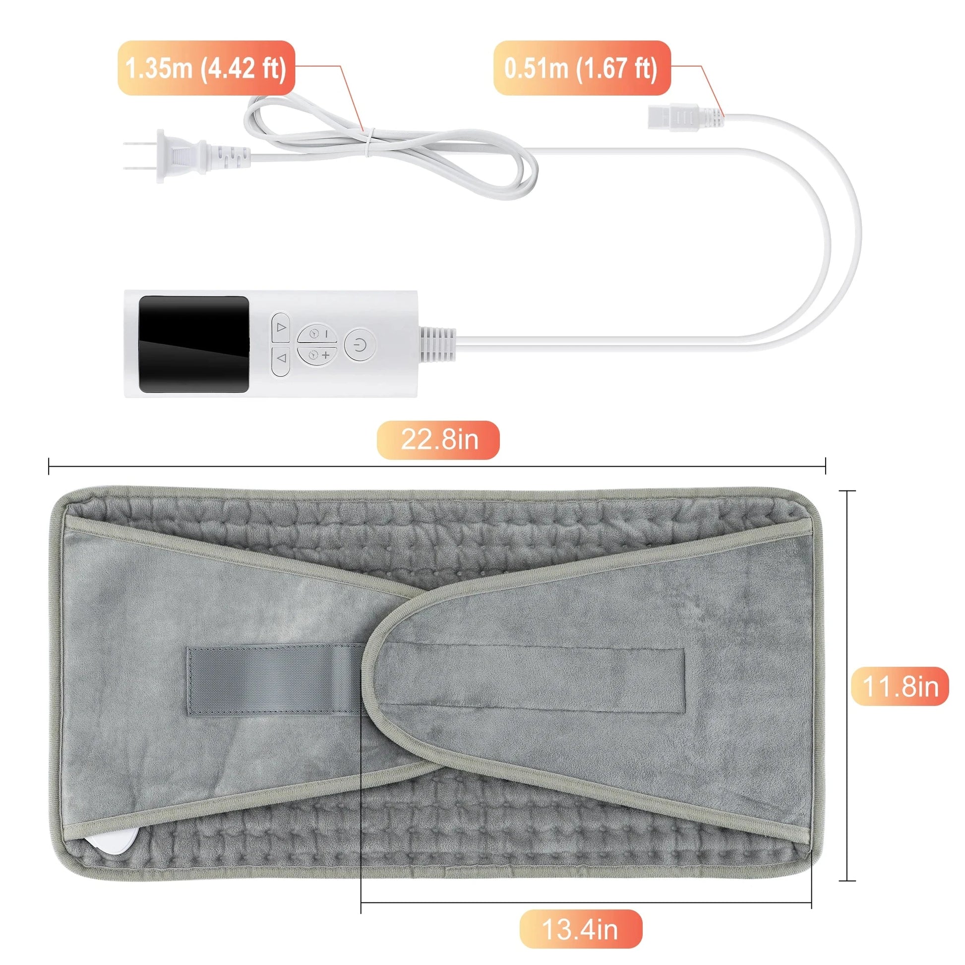 Electric Heating Pads for Cramps Winter Heater Mat For Office Sofa Beds Waist Back Warmer Blankets Camping 110V 220V Washable venvolt