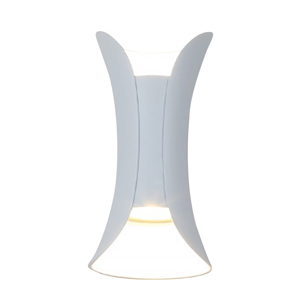 Curved LED Up & Down Wall Lights – Waterproof Modern Outdoor Lighting for Home & Building Facades