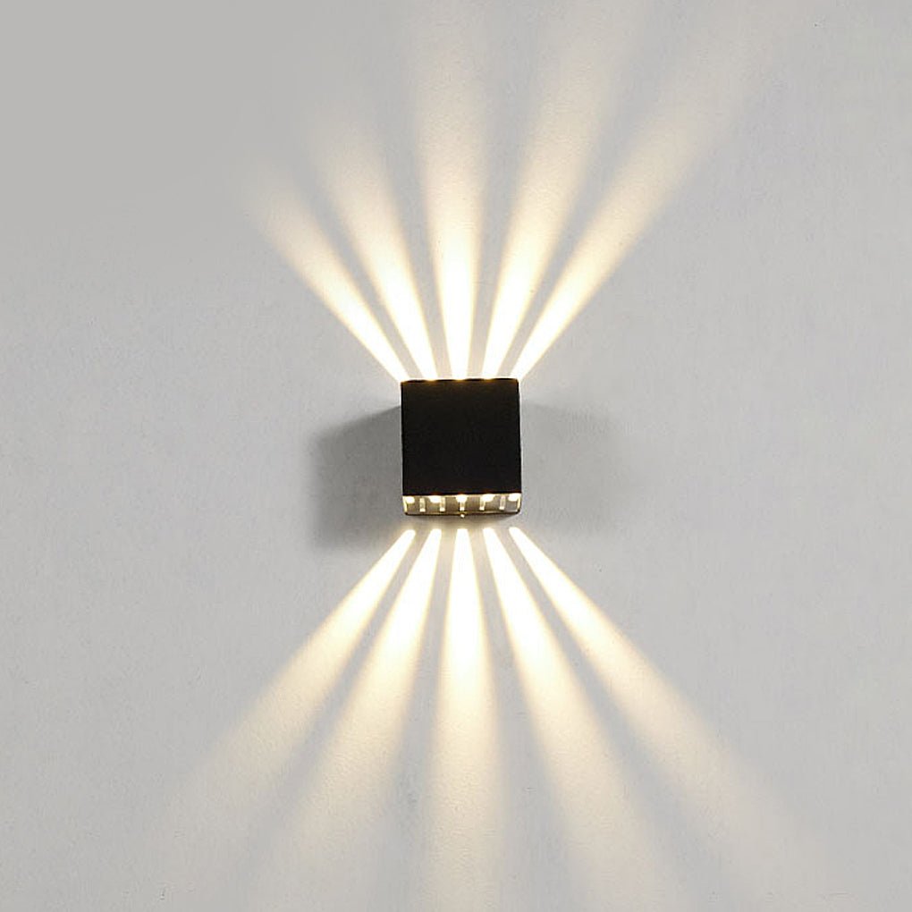 Creative LED Up and Down Wall Light – Modern Waterproof Outdoor Wall Sconce Lighting for Porch, Patio & Building Facade