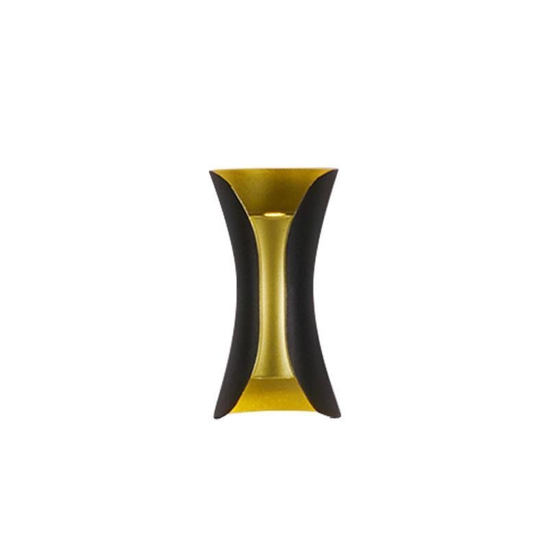 Curved LED Up and Down Wall Light – Waterproof Modern Outdoor Lighting for Home, Porch & Building Facade