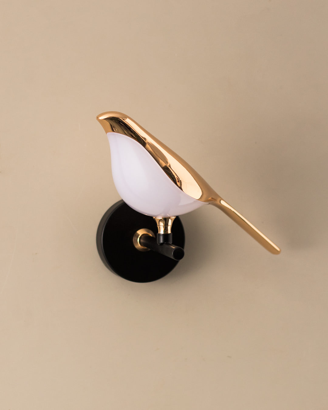 Elegant Gold Metal & Acrylic Wall Light for Living Room, Bedroom