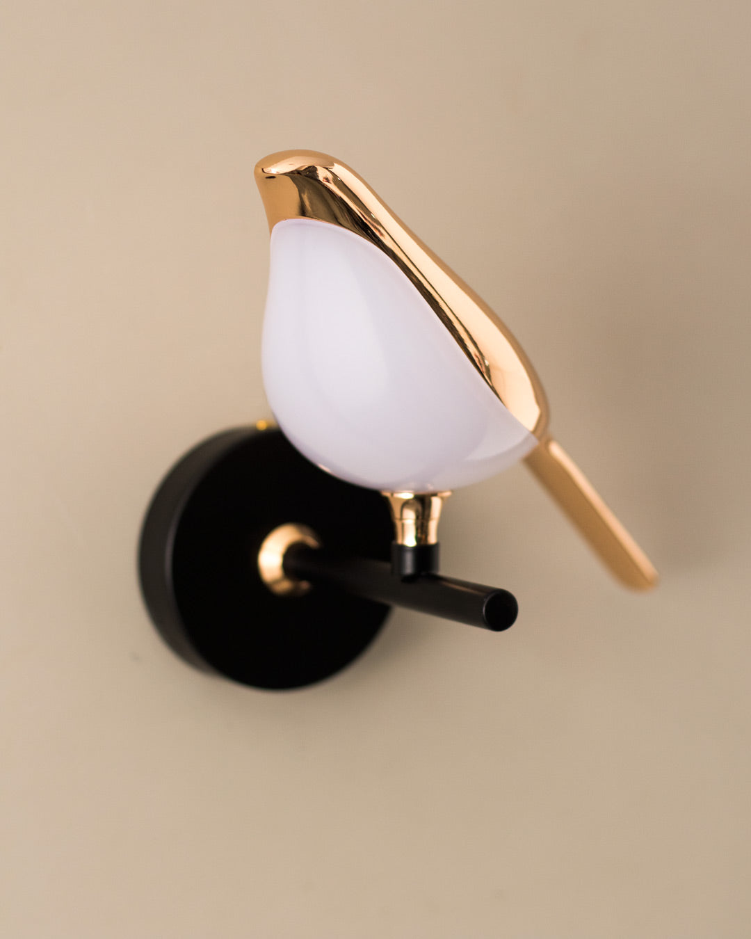 Elegant Gold Metal & Acrylic Wall Light for Living Room, Bedroom