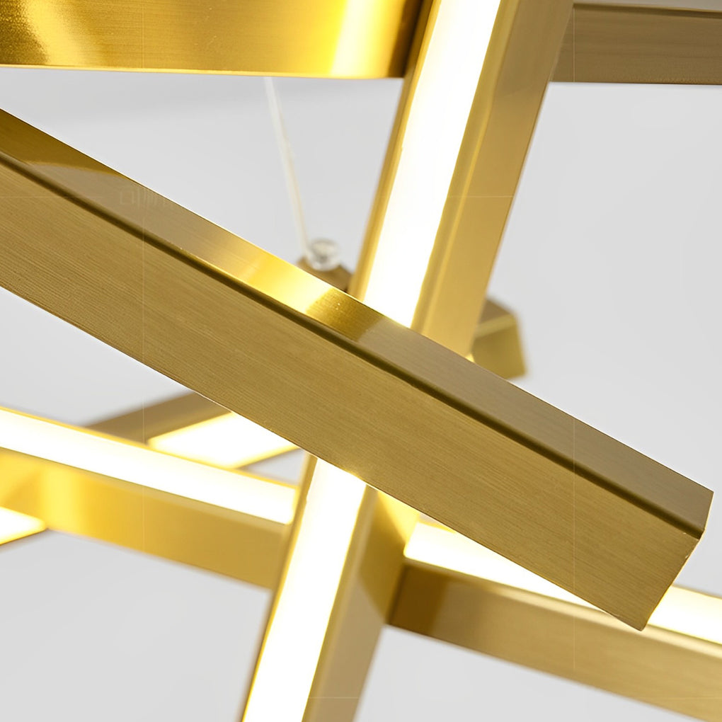 8-light Modern LED Sputnik Chandelier Stylish Ceiling Lighting venvolt