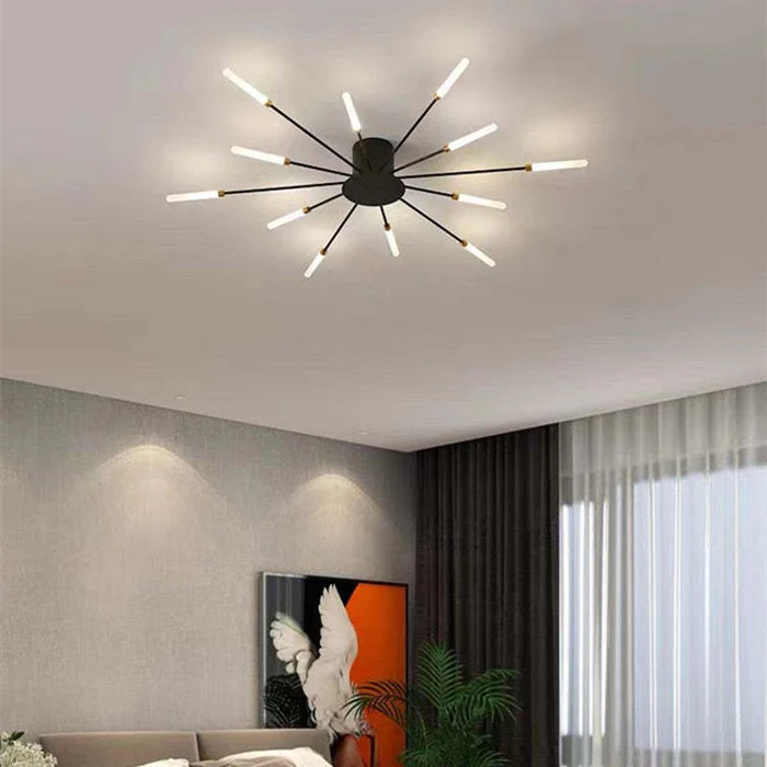 Fireworks Ceiling Lights – Modern LED Burst Chandelier for Living Rooms & Bedrooms
