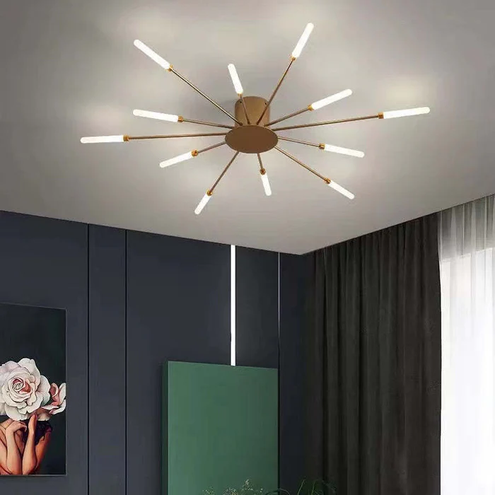 Fireworks Ceiling Lights – Modern LED Burst Chandelier for Living Rooms & Bedrooms