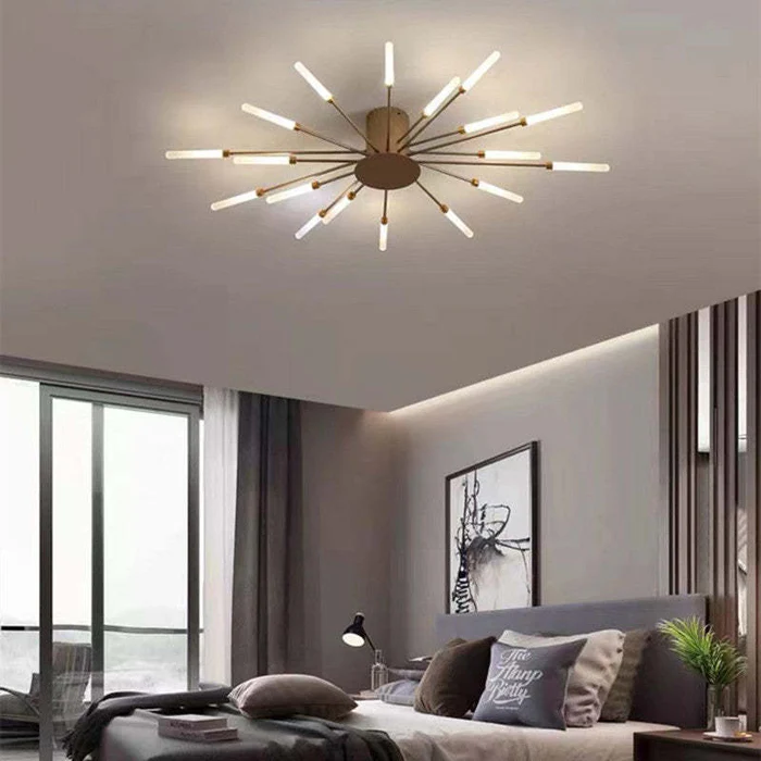 Fireworks Ceiling Lights – Modern LED Burst Chandelier for Living Rooms & Bedrooms