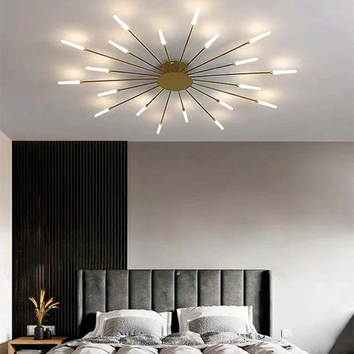 Fireworks Ceiling Lights – Modern LED Burst Chandelier for Living Rooms & Bedrooms