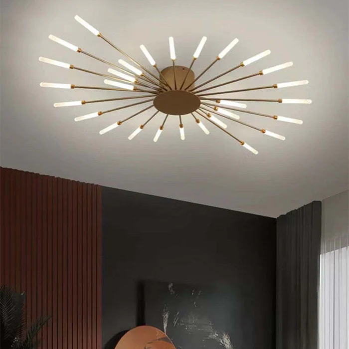 Fireworks Ceiling Lights – Modern LED Burst Chandelier for Living Rooms & Bedrooms