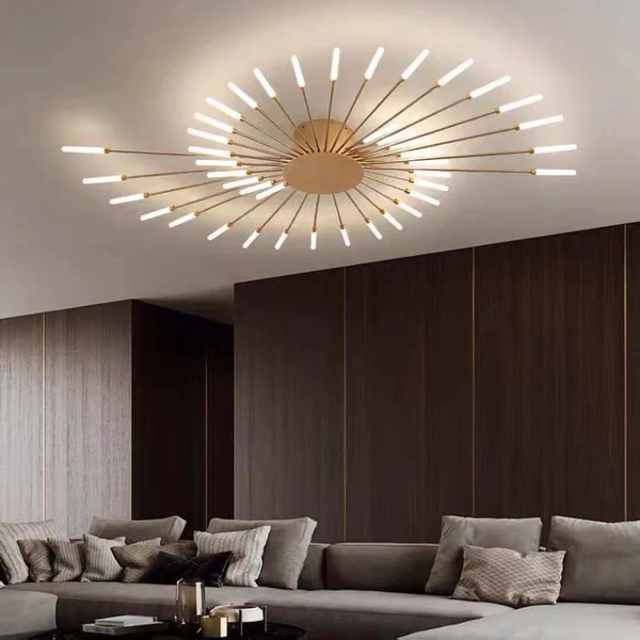 Fireworks Ceiling Lights – Modern LED Burst Chandelier for Living Rooms & Bedrooms