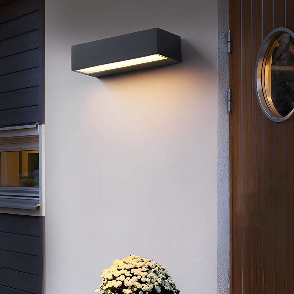 Minimalist Waterproof LED Wall Washer Light – Modern Black Outdoor Linear Lighting for Home, Garden & Building Facades