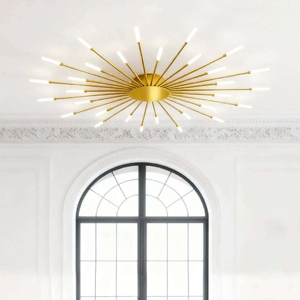 Fireworks Ceiling Lights – Modern LED Burst Chandelier for Living Rooms & Bedrooms