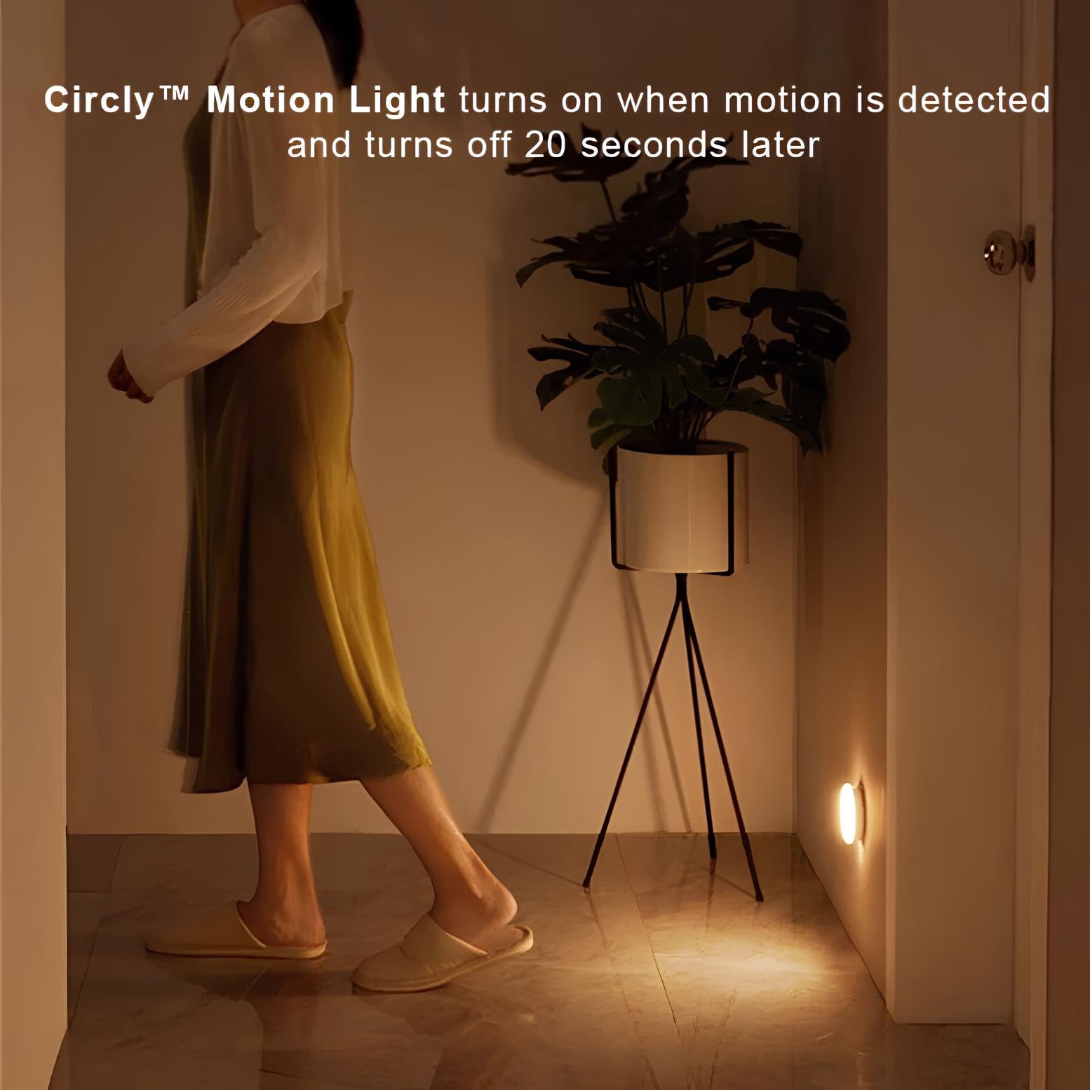 USB Rechargeable & Battery Powered Motion-Activated Lamp for Home
