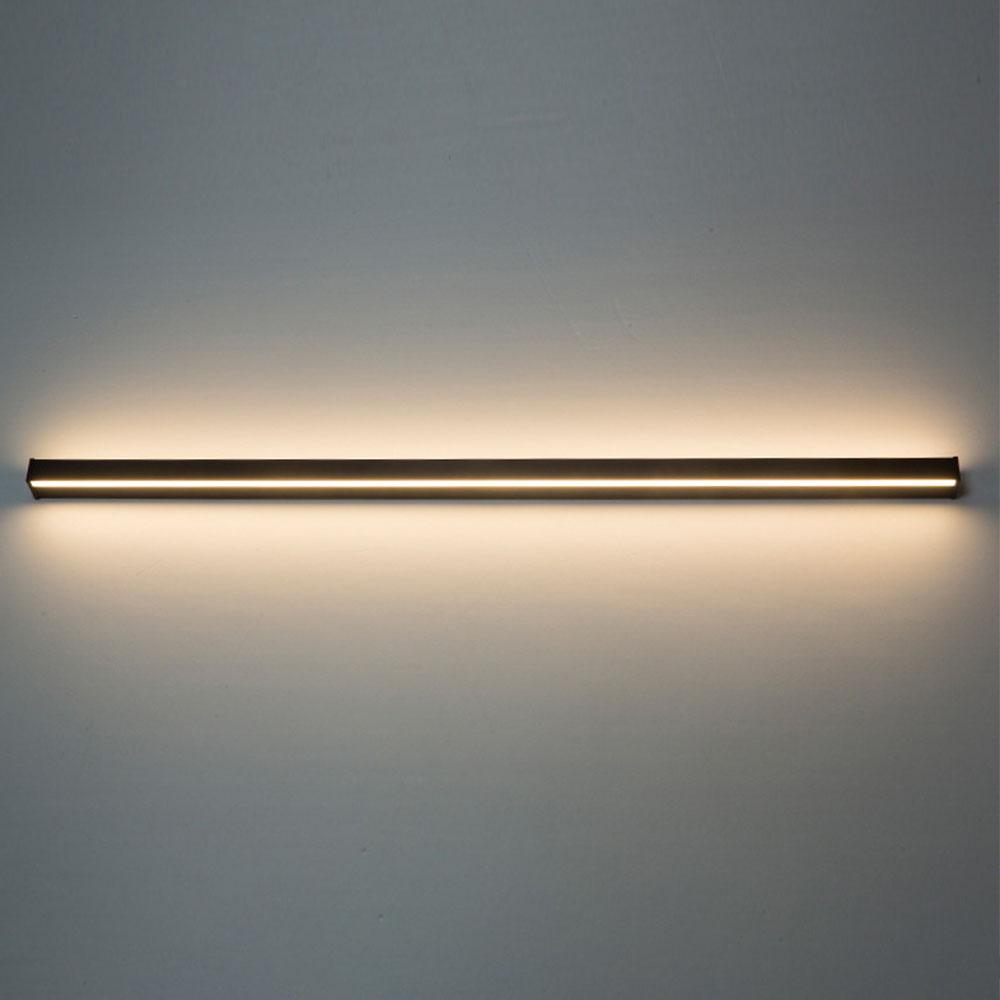 Long LED Linear Wall Lights – Dimmable RGB Modern Black Minimalist Lighting for Home, Hallway & Living Room Decor