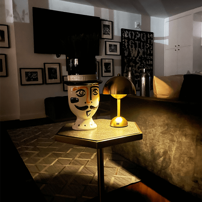 Dimmable Polycarbonate & Steel Light for Bedroom, Living Room & Office