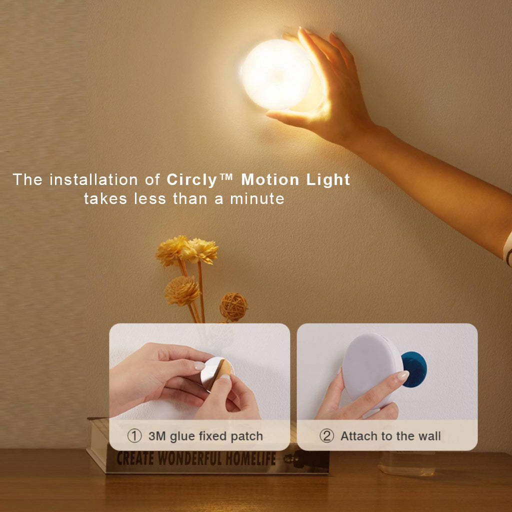 USB Rechargeable & Battery Powered Motion-Activated Lamp for Home