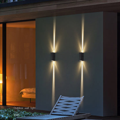 Waterproof Multipurpose Up & Down LED Wall Spotlight – Modern Outdoor Wall Lights for Porch, Garden & Building Facade