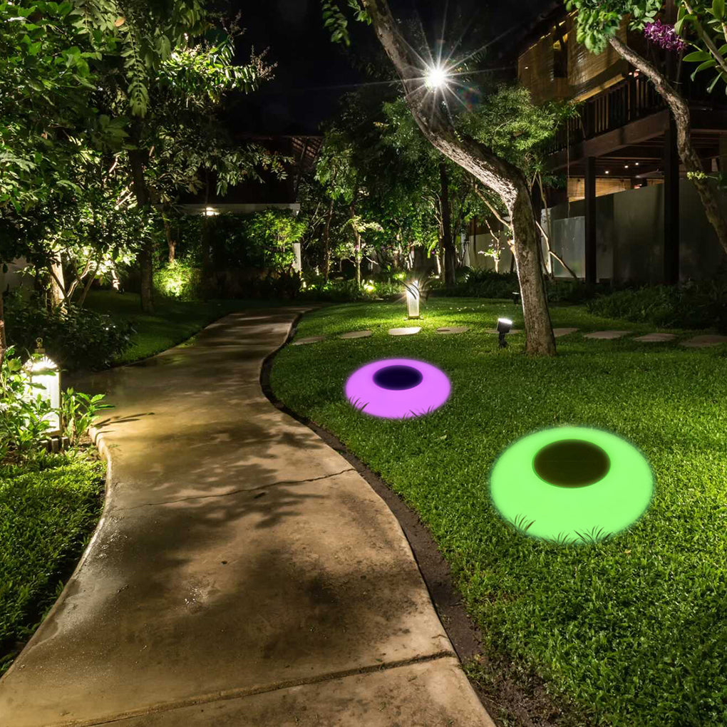 RGB Solar Powered Pool Lights – Waterproof Floating LED Round Lamps for Garden, Patio & Outdoor Decor venvolt