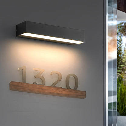 Minimalist Waterproof LED Wall Washer Light – Modern Black Outdoor Linear Lighting for Home, Garden & Building Facades