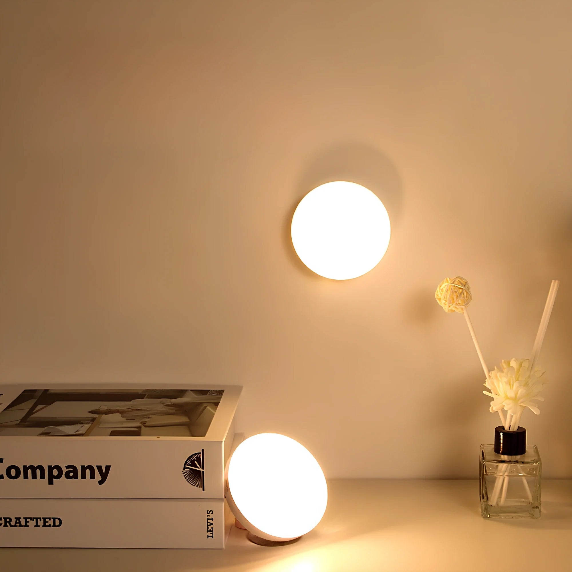 USB Rechargeable & Battery Powered Motion-Activated Lamp for Home