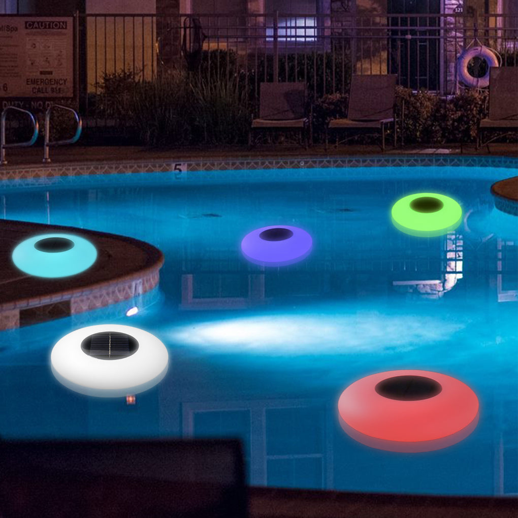 RGB Solar Powered Pool Lights – Waterproof Floating LED Round Lamps for Garden, Patio & Outdoor Decor venvolt