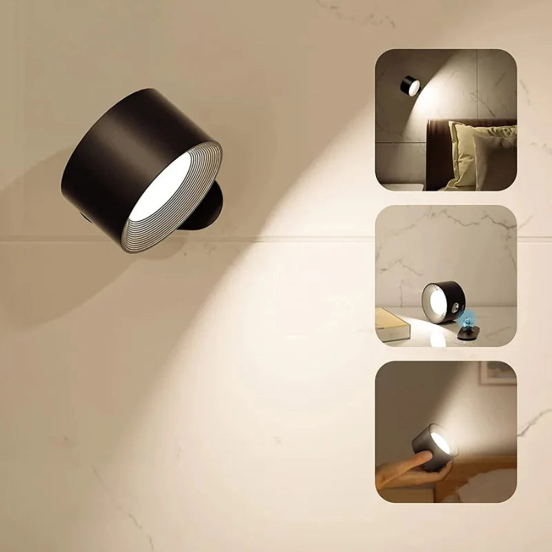 360° Rotatable Dimmable Wall Lamp
