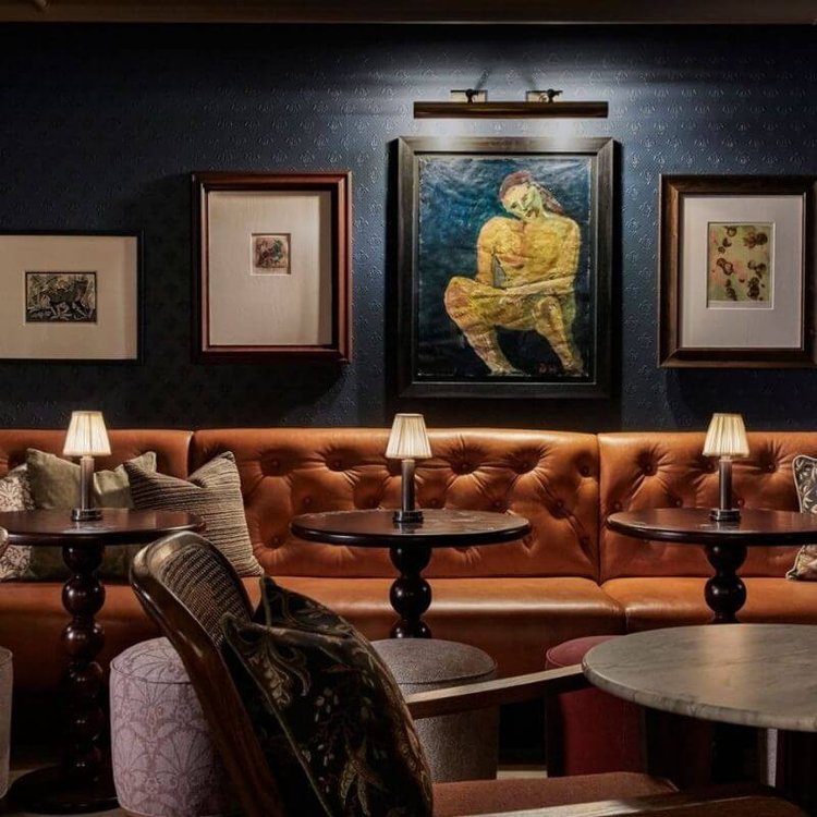 Soft Fabric Shade with Warm Ambient Lighting