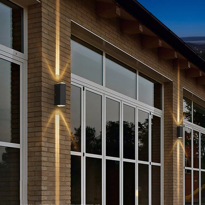 Waterproof Multipurpose Up & Down LED Wall Spotlight – Modern Outdoor Wall Lights for Porch, Garden & Building Facade