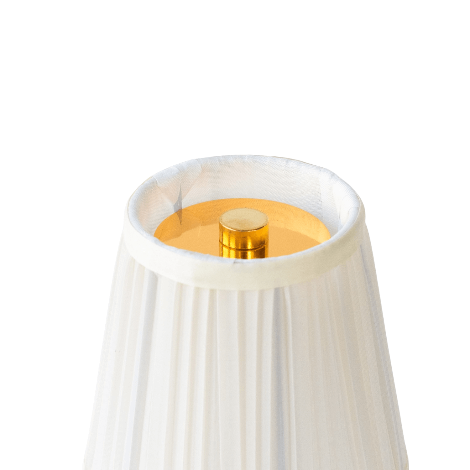 Soft Fabric Shade with Warm Ambient Lighting