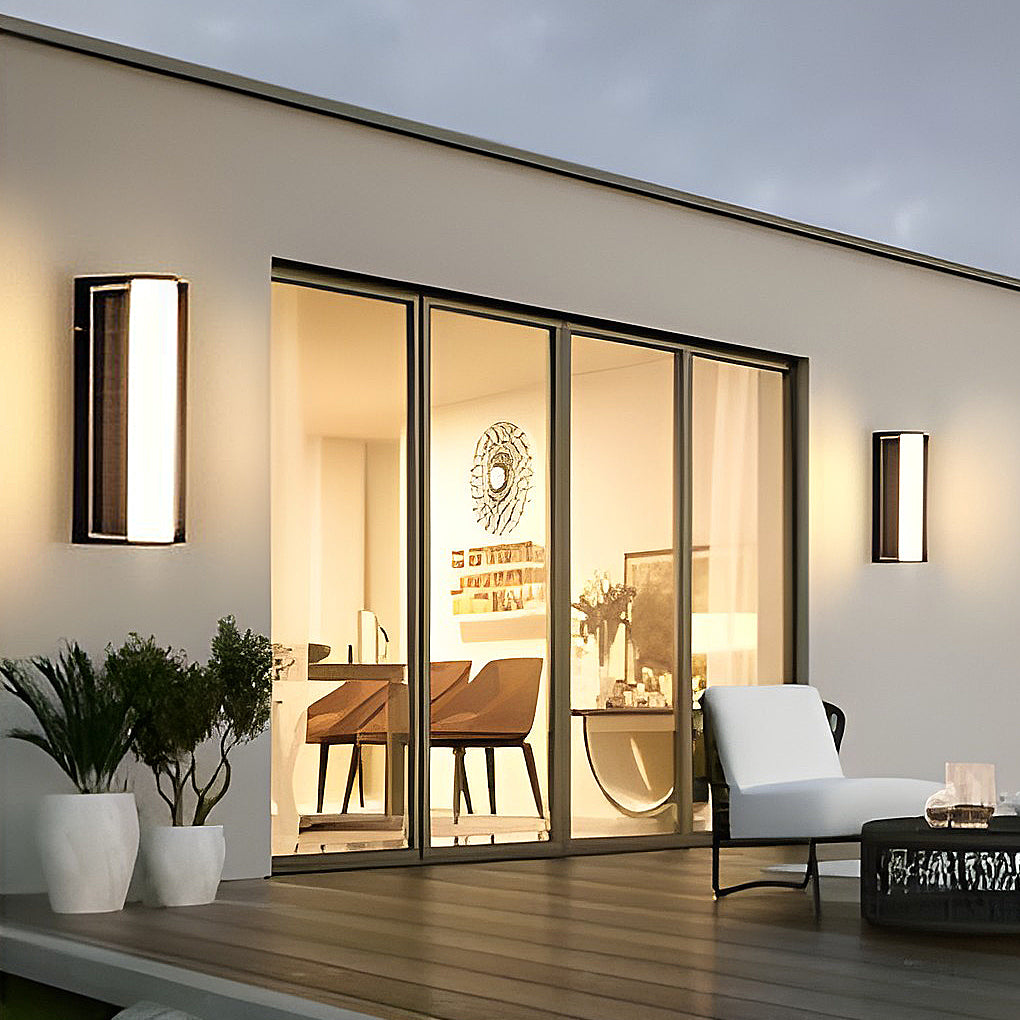 Long Acrylic LED Solar Wall Light – Waterproof Modern Linear Outdoor Wall Mounted Lighting for Garden, Porch & Building Facade venvolt