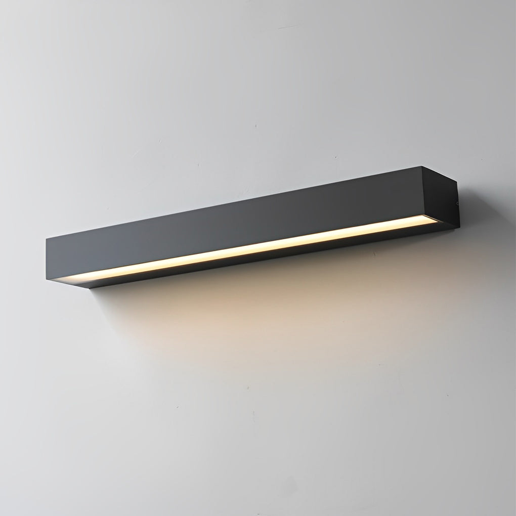Minimalist Waterproof LED Wall Washer Light – Modern Black Outdoor Linear Lighting for Home, Garden & Building Facades