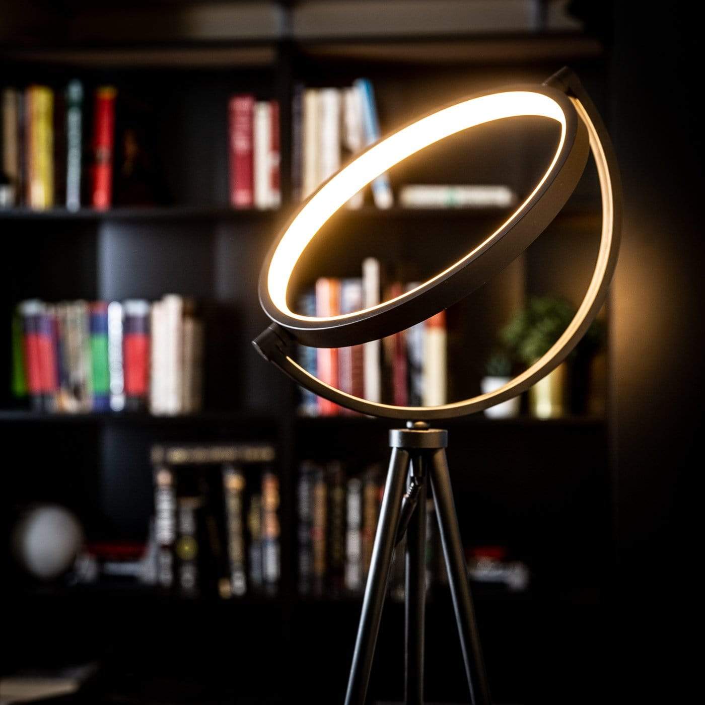 Minimalist Metal Ring Lamp