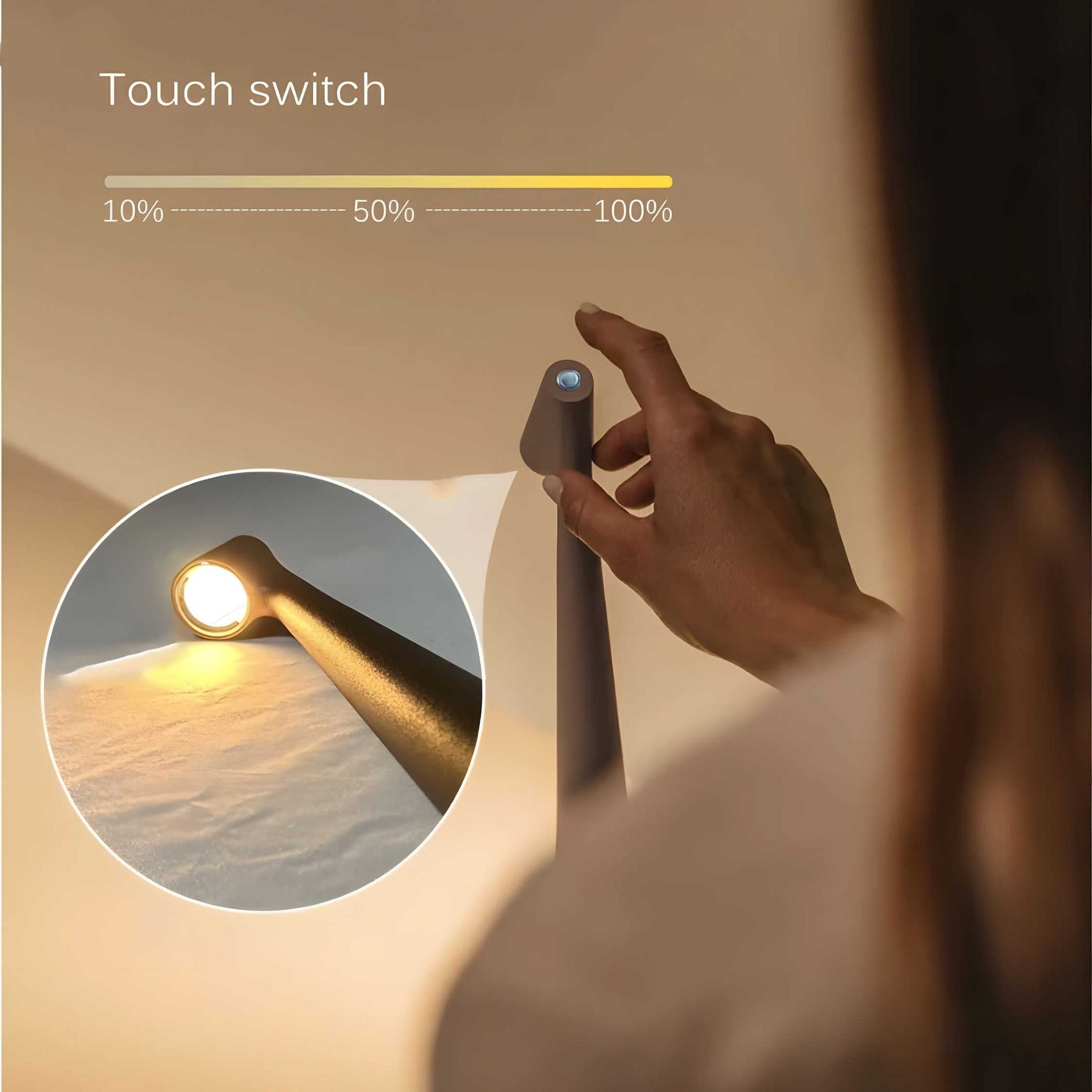 Minimalist Lamp with Adjustable Brightness