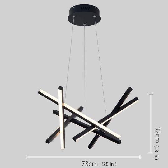 8-light Modern LED Sputnik Chandelier Stylish Ceiling Lighting venvolt