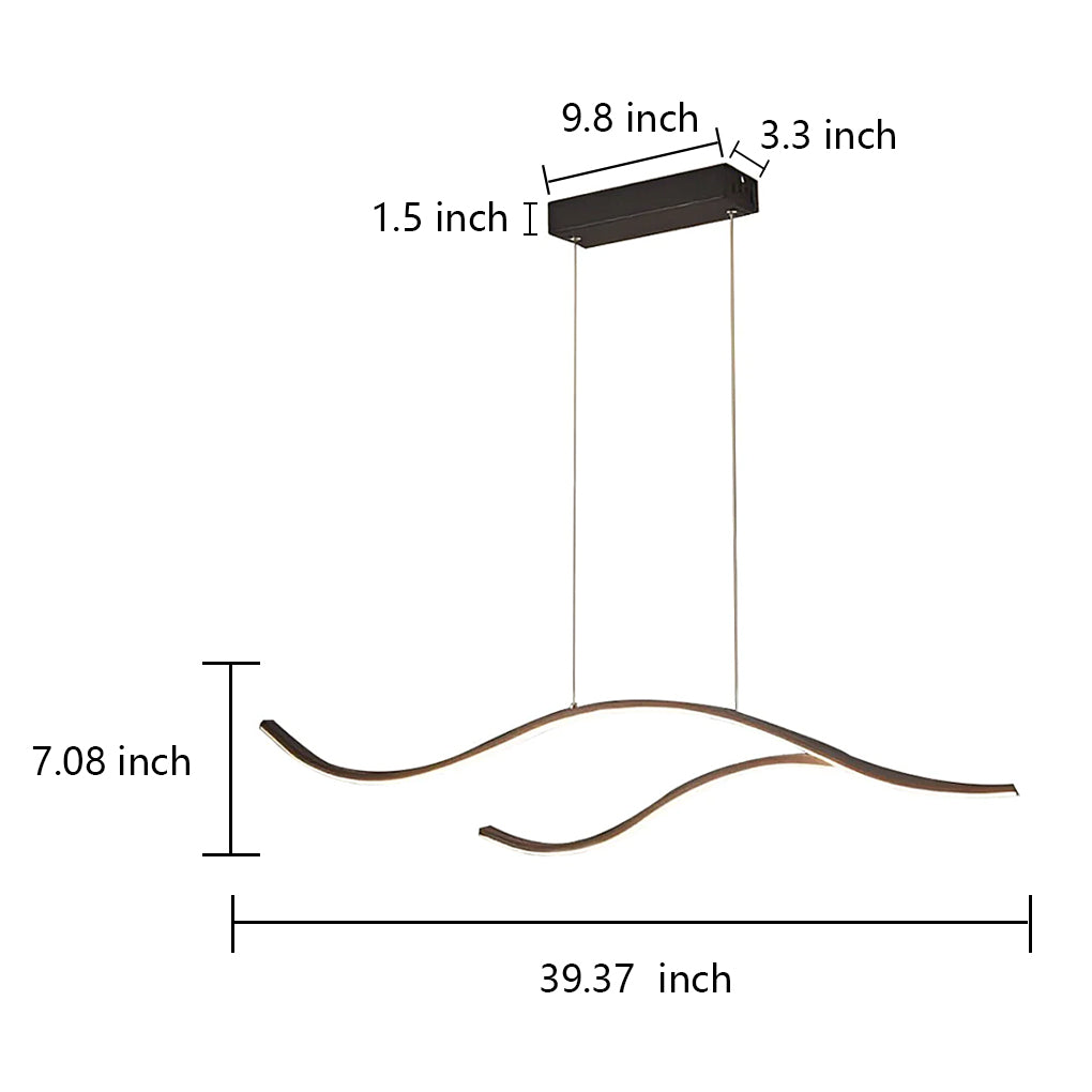 Modern LED Hanging Island Ceiling Light