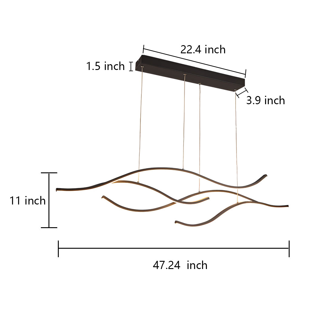 Modern LED Hanging Island Ceiling Light