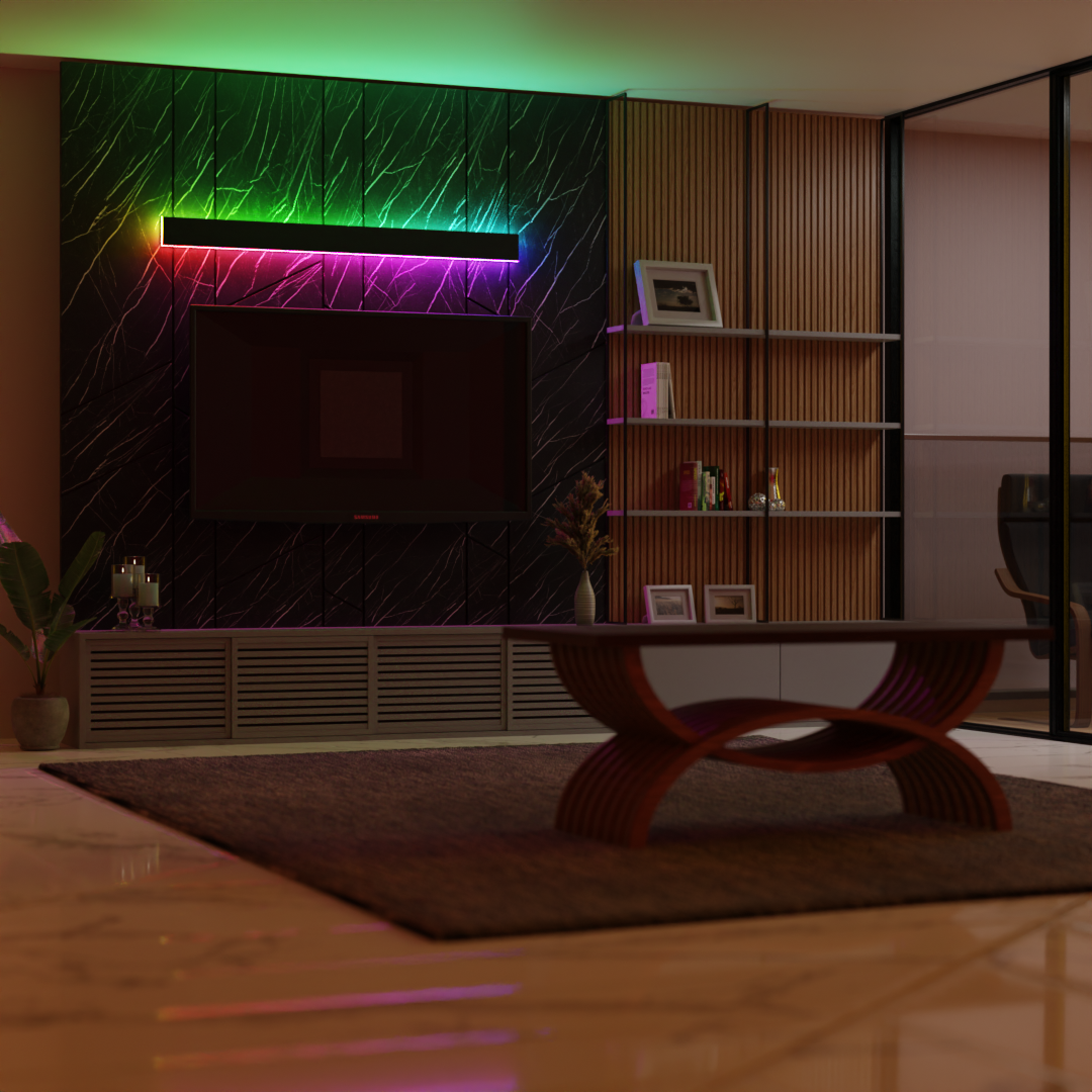 Linear LED Long Outdoor Wall Light – Minimalist Waterproof Exterior Wall Mount Lighting for Porch, Patio & Building Facade venvolt