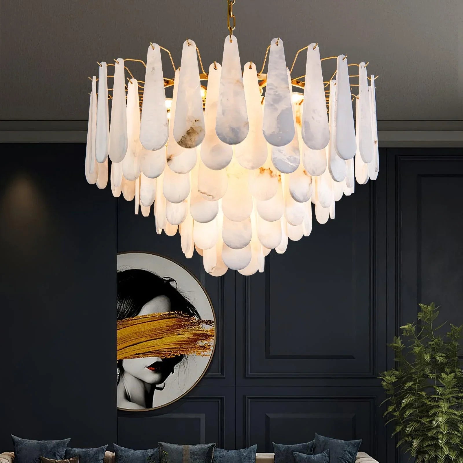 Modern Classic 3-Tier Ceiling Light