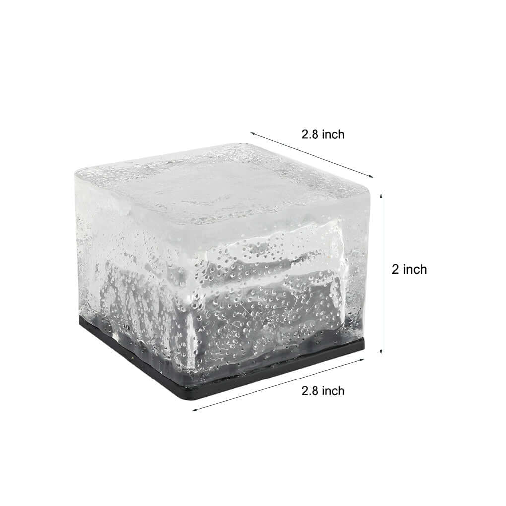 2V Mount-Free Ice Cube Solar Lights for Modern Outdoor Décor