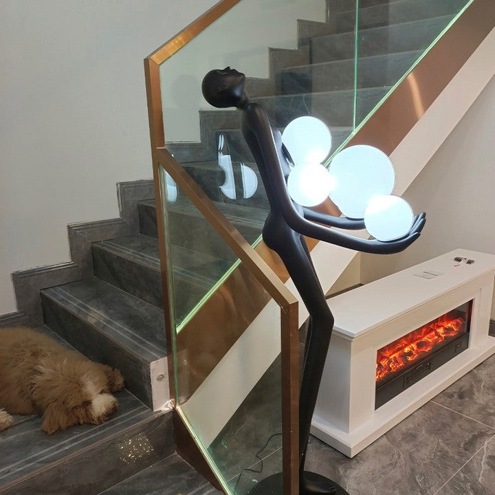 6-Light Abstract Modern Sculpture Lighting