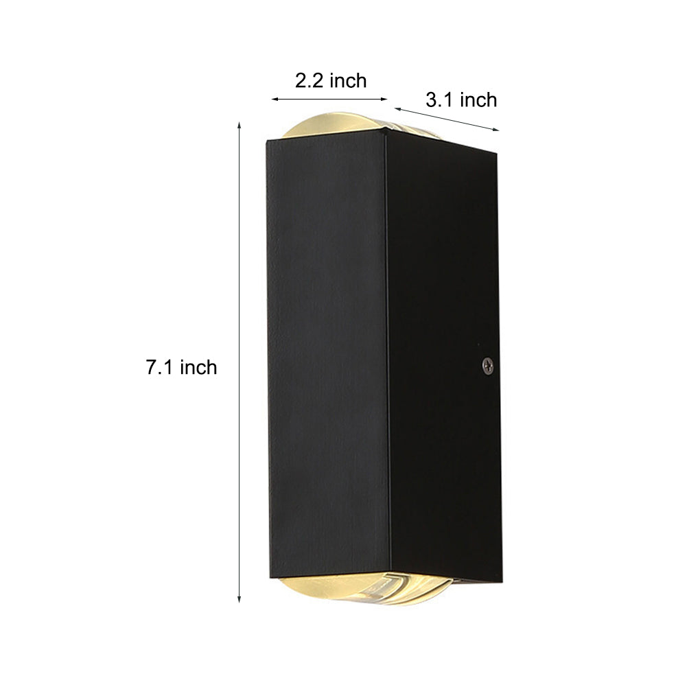 Waterproof Multipurpose Up & Down LED Wall Spotlight – Modern Outdoor Wall Lights for Porch, Garden & Building Facade