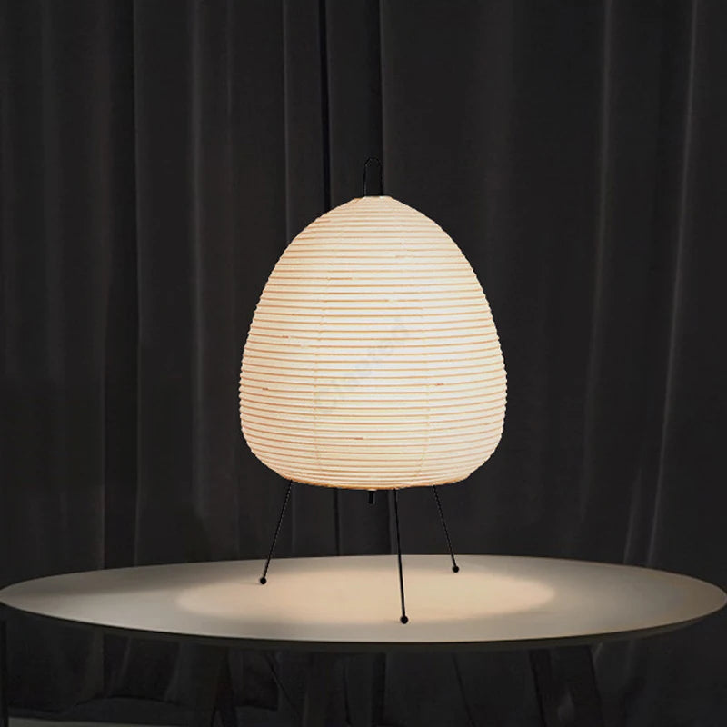 Noguchi Style Akari Lamp – Modern Japanese Paper Lantern Floor Light, Minimalist Handmade Lighting